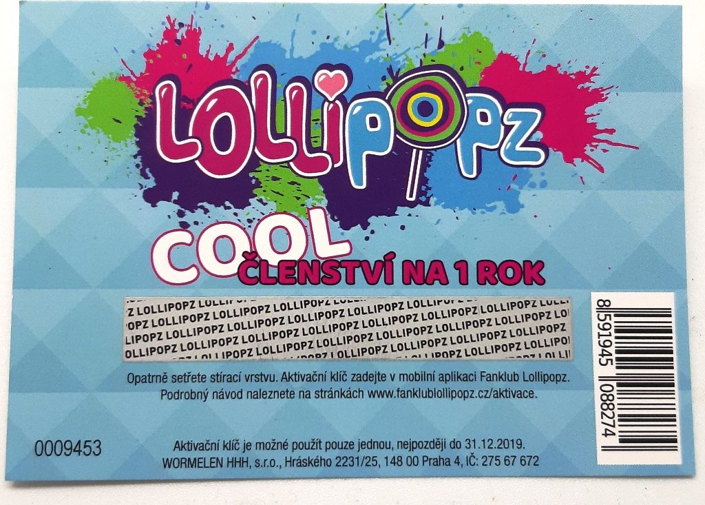 Lollipopz členství Cool na 12 měsíců - obrázek 1