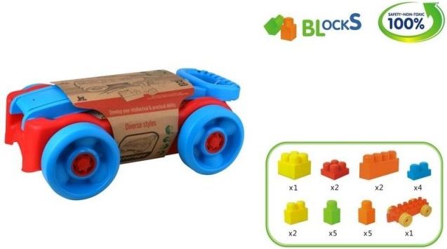 Alltoys Vozík s kostkami - obrázek 1
