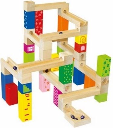 Bino Stavba - kuličková dráha, 66pc - obrázek 1