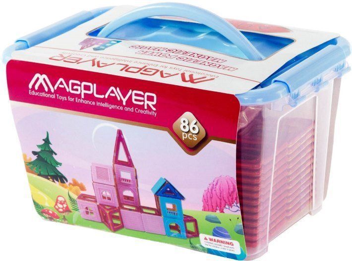 MAGPLAYER Magplayer magnetická stavebnice 86 ks - obrázek 1