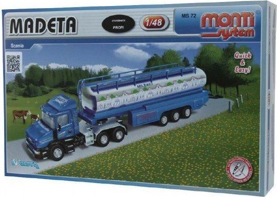 VISTA Stavebnice Monti 72 Madeta Scania 1:48 v krabici 32x20,5x7,5cm - obrázek 1
