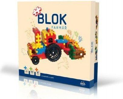 VISTA Stavebnice Blok farmář plast 172ks v krabici 35x33x8cm - obrázek 1