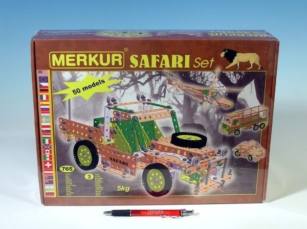 Merkur Stavebnice Merkur SAFARI Set 765ks v krabici 36x27x8cm - obrázek 1