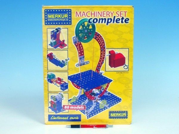 Merkur Stavebnice Machinery set Complete 80 modelů v krabici 27x36x8cm - obrázek 1