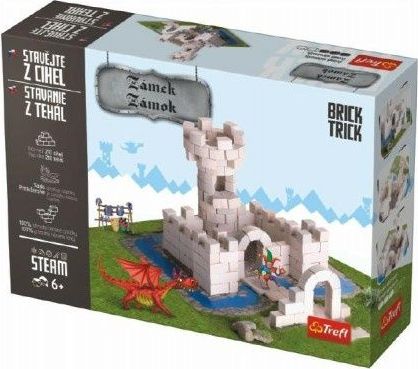 Trefl Stavějte z cihel Zámek stavebnice Brick Trick v krabici 32x23x7cm - obrázek 1