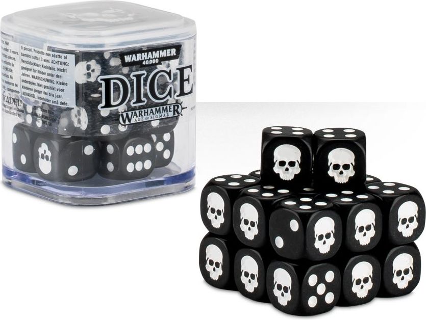 Citadel Dice Cube - Black - obrázek 1