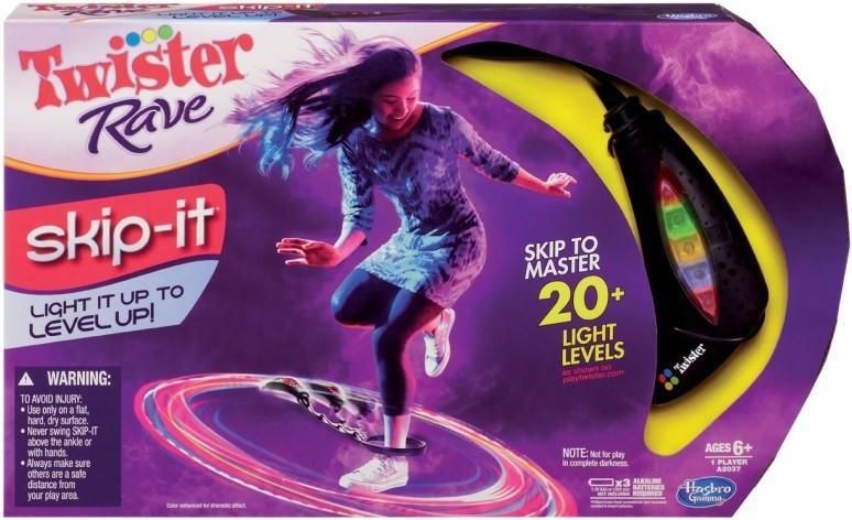 Hasbro Games Twister Rave Taneční světelné a barevné Přeskakovadlo - obrázek 1
