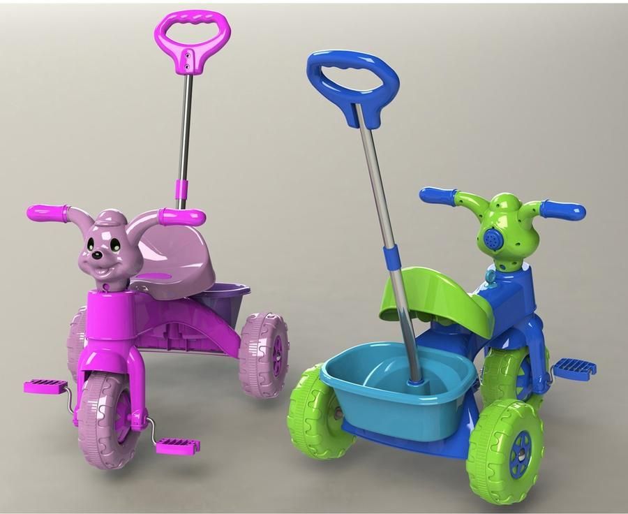 Wiky Wiky Tříkolka s vodící tyčí - obrázek 2