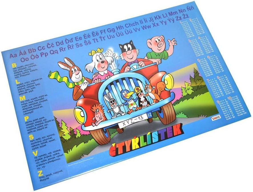 Wiky Wiky Psací podložka Čtyřlístek - obrázek 1