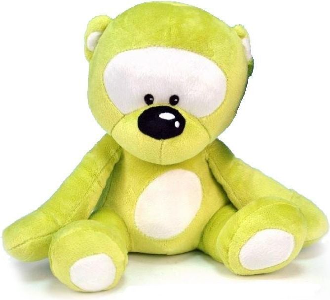 Teddies Medvídek plyš 30cm svítící ve tmě zelený v sáčku od 0 měsíců - obrázek 1