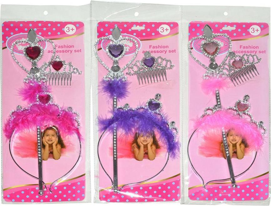 Wiky Wiky Princezna karneval set, 3 druhy - obrázek 2
