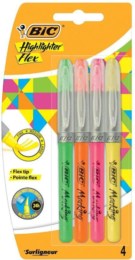 BIC BIC Zvýrazňovač 4 ks - obrázek 1