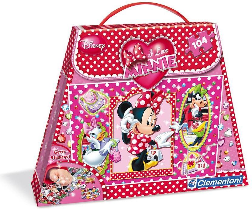 Clementoni Puzzle Minnie Shoping Bag 104 - Parádnice Minnie - obrázek 1