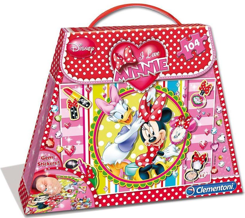 Clementoni Puzzle Minnie Shoping Bag 104 - Minnie a Daisy - obrázek 1