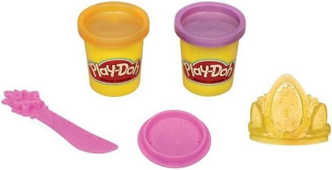 Hasbro Play-Doh Play-Doh Disney Princess třpytivá modelína s vytlačovátky - obrázek 4