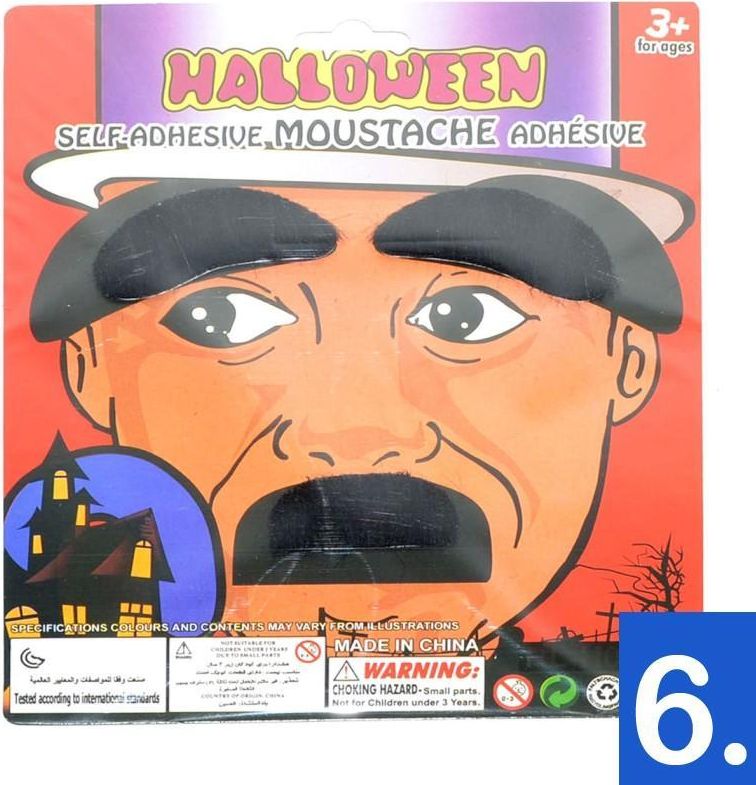 Wiky Wiky Karnevalový doplněk - vousy/ 6 druhů - obrázek 6