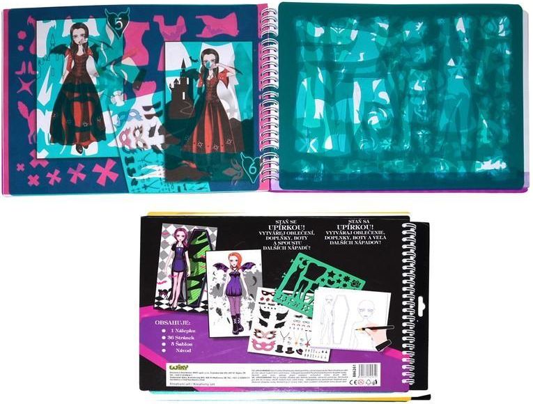 Wiky kreativita Wiky Kreativní set návrhářka - upíří holky - obrázek 2