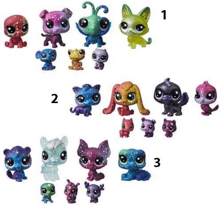 Hasbro LPS Hasbro Littlest Pet Shop Kosmická zvířátka 7ks - obrázek 2