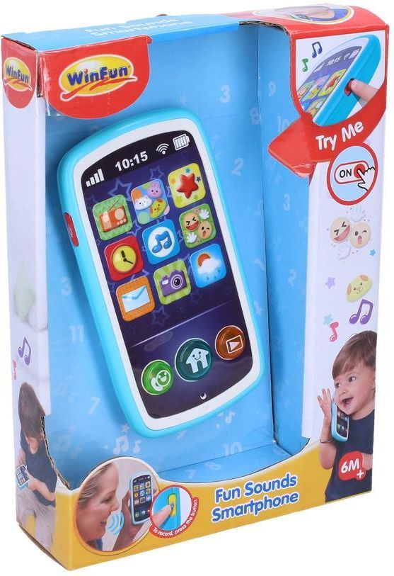 Winfun Veselý telefon pro nejmenší 14 cm - obrázek 2