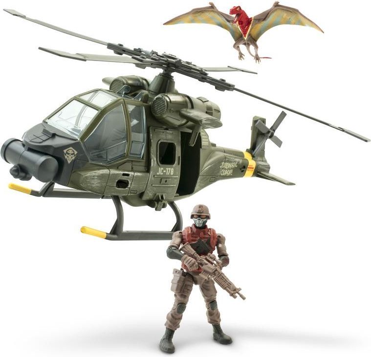 Jurassic Clash Voják set 35 cm - obrázek 1