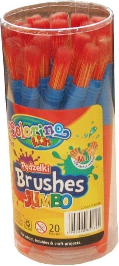 Štětce Jumbo kulaté Colorino sada 20 kusů - obrázek 1