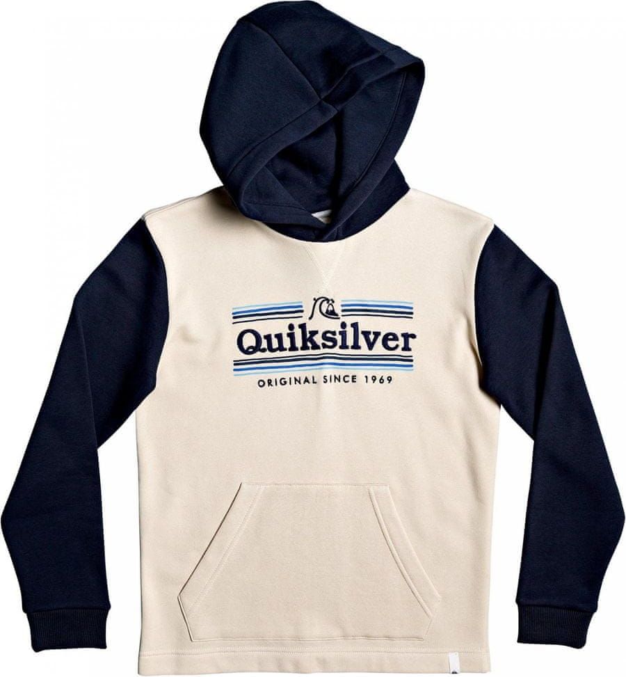 Quiksilver chlapecká mikina Dove sealers hood youth 176 béžová - obrázek 1