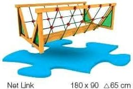 Jungle Gym Net Link - pevná spojovací lávka - obrázek 1