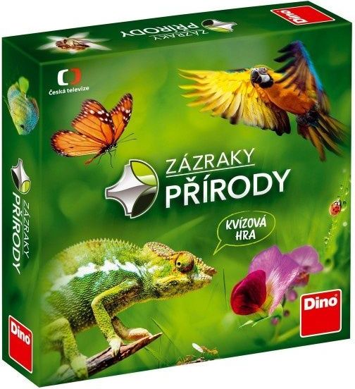 Dino Zázraky přírody kvíz společenská naučná hra v krabici 24x24x5cm - obrázek 1