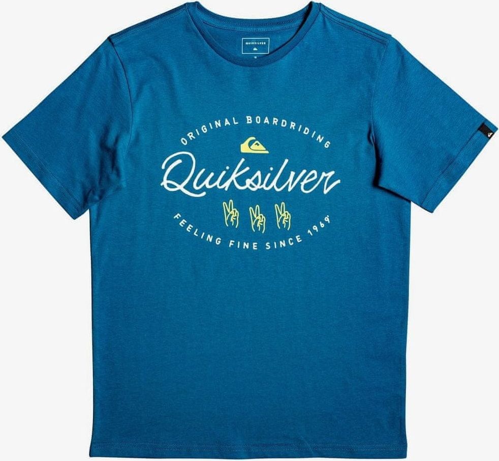 Quiksilver chlapecké tričko Wave slaves 152 modrá - obrázek 1