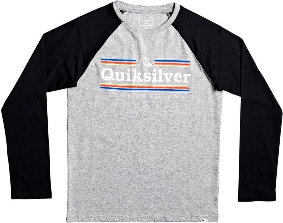 Quiksilver chlapecké tričko Get buzzy ls 140 šedá - obrázek 1