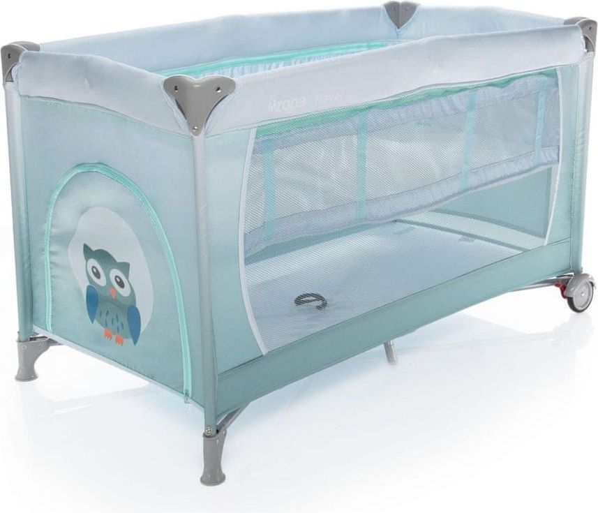 ZOPA Postýlka skládací Travel s polohováním Gradient Blue - obrázek 1