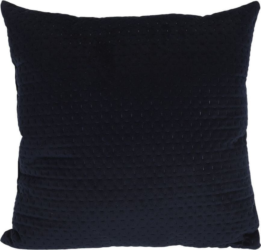 Marex Trade Dekorační plyšový polštář 45 × 45 cm, modrá - obrázek 1