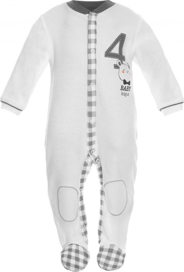 2be3 chlapecký overal Baby league 62 bílá - obrázek 1