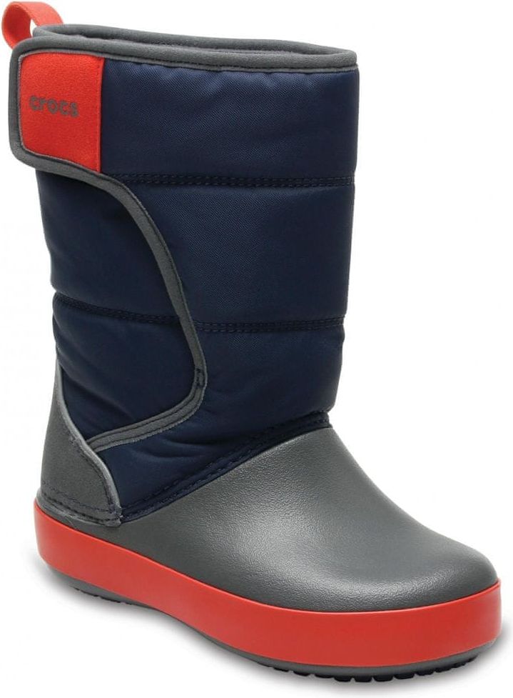 Crocs LodgePoint Snow Boot Kids Navy/Slate Grey 34,5 - obrázek 1