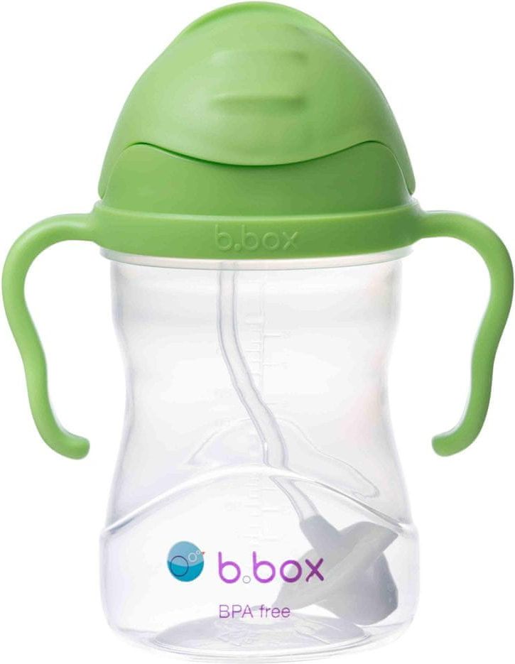 b.box Sippy cup hrneček s brčkem zelená - obrázek 1
