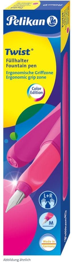 Pelikan Bombičkové pero Twist, neon/švestkové - obrázek 1