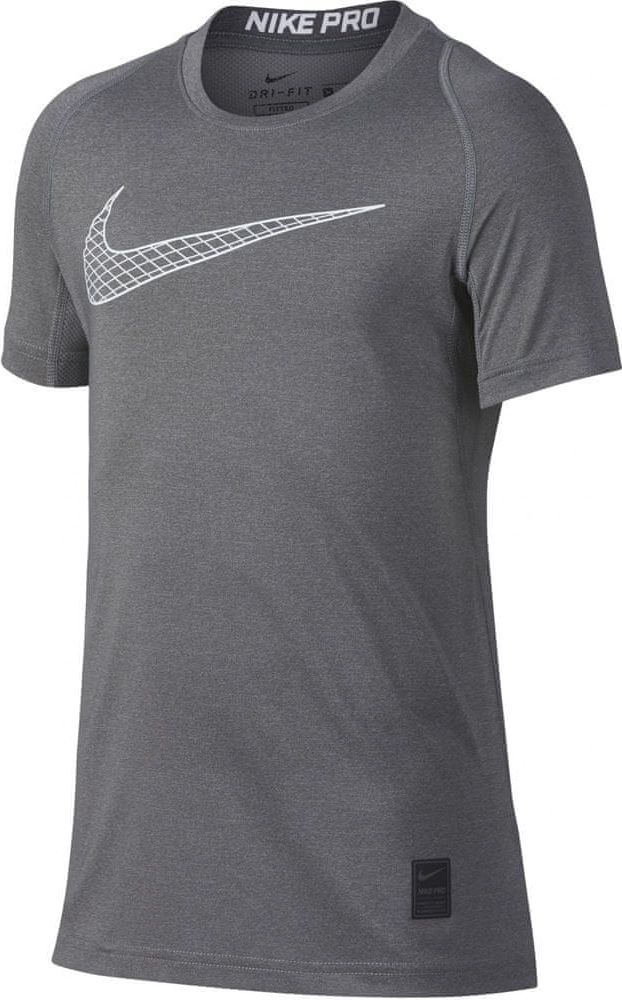 Nike chlapecké tričko Pro Top S šedá - obrázek 1