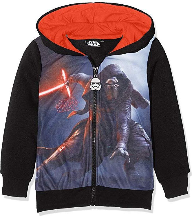 Sun City Dětská mikina Star Wars Kylo Ren fleece s kapucí černá Velikost: 104 (4 roky) - obrázek 1