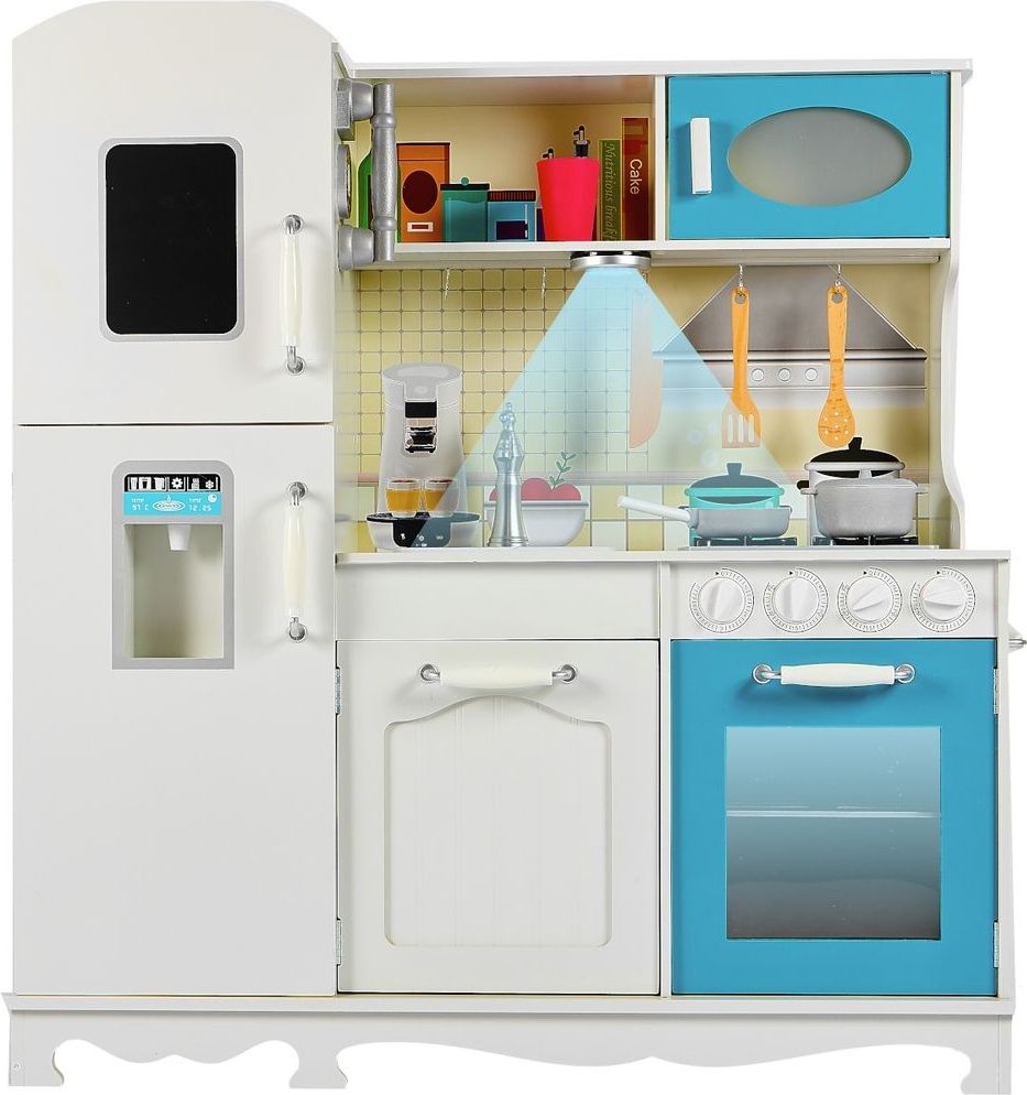 Aga4Kids Dřevěná kuchyňka Mr. Poppy + LED - obrázek 1