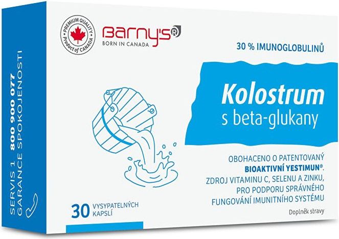 Barny's Kolostrum Synermune 30 kapslí - obrázek 1