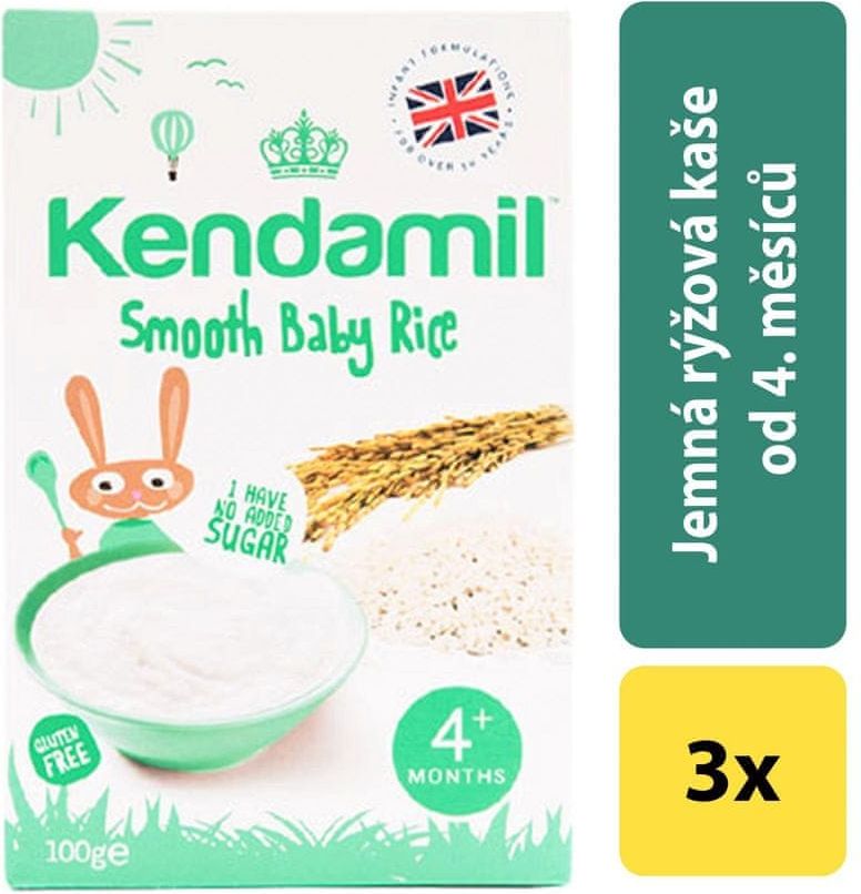 Kendamil 3x Dětská rýžová kaše - 100g - obrázek 1