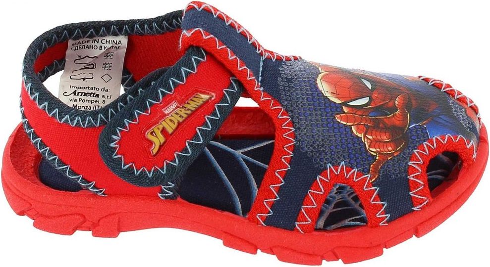 Disney by Arnetta chlapecké sandály Spiderman 22 červená - obrázek 1
