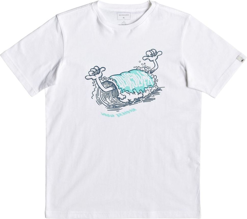 Quiksilver chlapecké tričko Wasup Braddah SS 152 bílá - obrázek 1