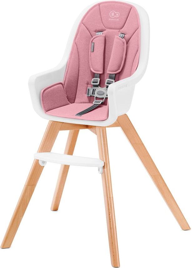 KinderKraft jidelní židlička 2in1 TIXI pink - obrázek 1