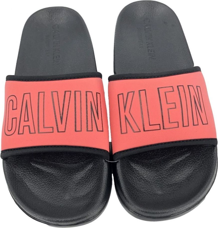 Calvin Klein Plážové pantofle KW0KW00728 korálová - Calvin Klein korálová 41/42 - obrázek 1