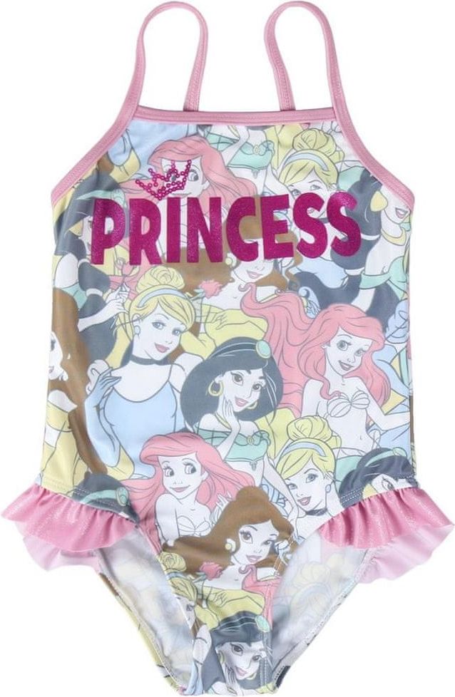 Disney dívčí plavky Princess 104 vícebarevná - obrázek 1