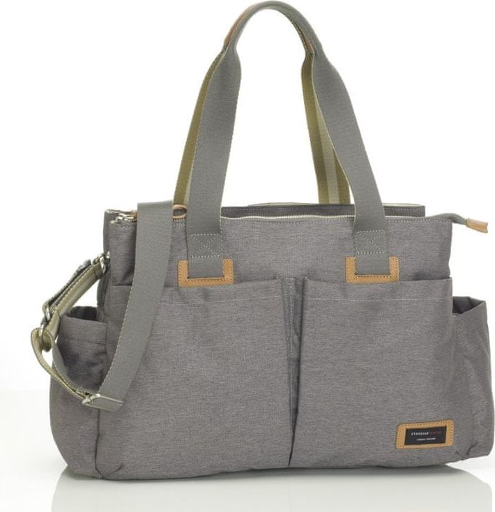 STORKSAK Shoulder přebalovací taška a cestovní kabelka Grey - obrázek 1