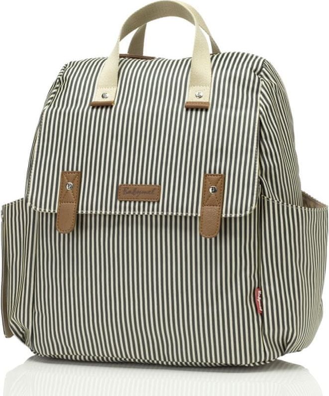 BABYMEL Robyn přebalovací batoh a taška Navy Stripe - obrázek 1