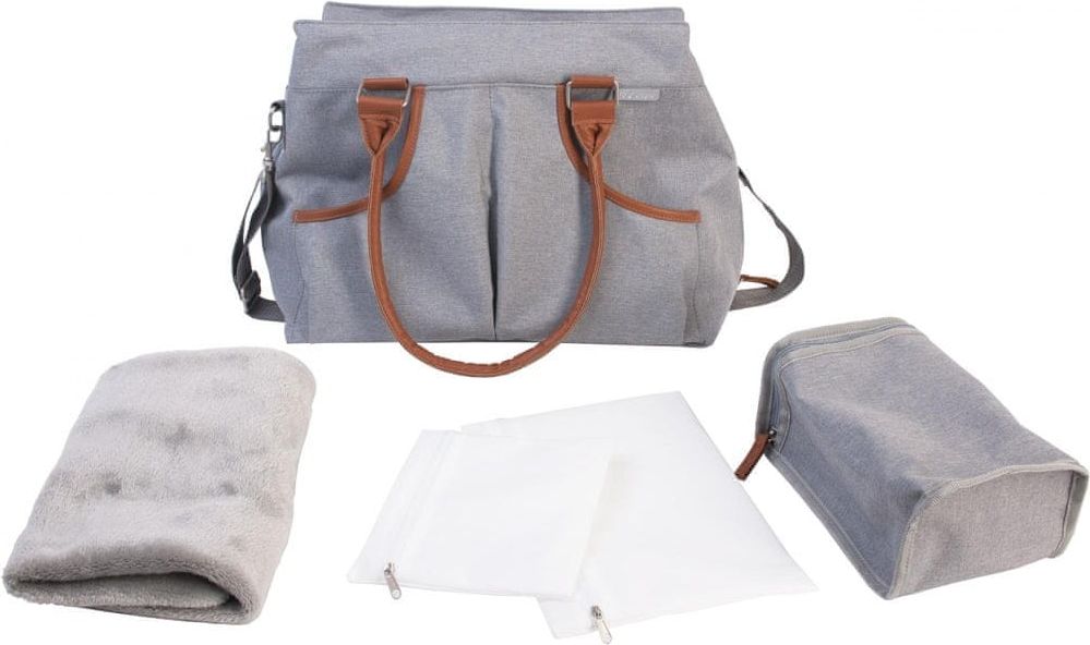 Bo Jungle Přebalovací taška B-CASUAL, Grey - obrázek 1