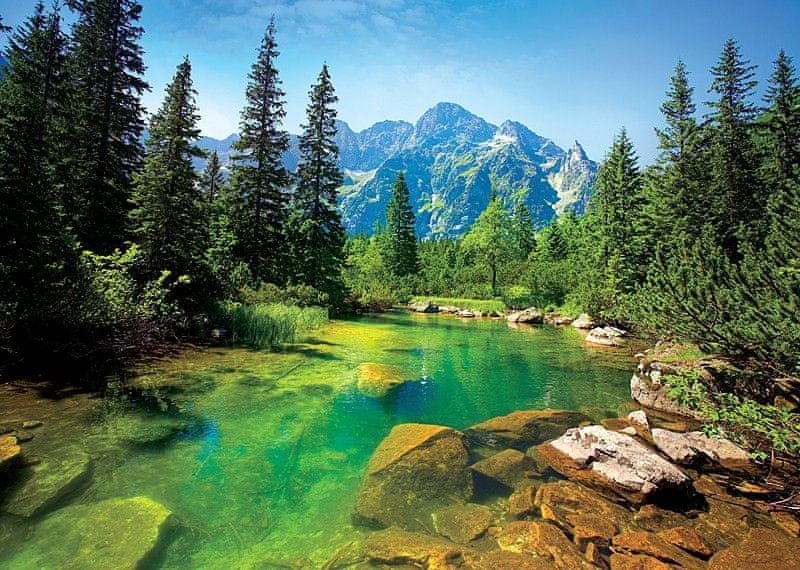 Trefl Puzzle 500 dílků Jigsaw Puzzle - 500 dílků - Tatras River, Poland - obrázek 1